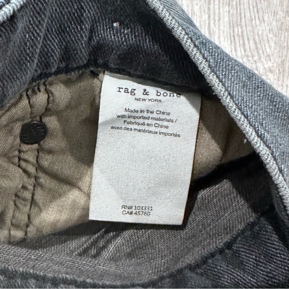 rag & bone Men's Gray Fit 2 Slim Jeans 30x32 - Picture 7 of 7